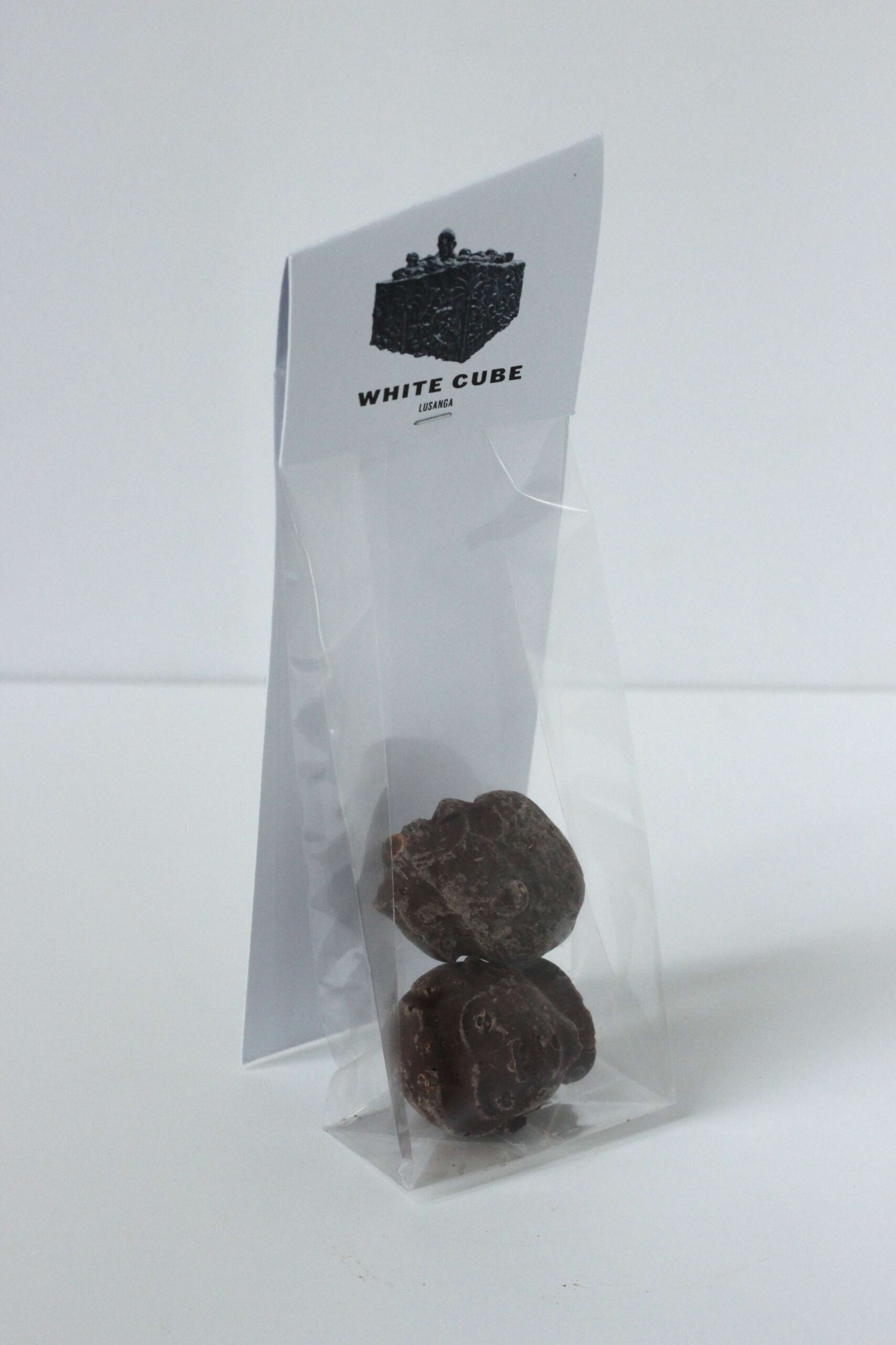 White Cube: Two self-portraits in chocolate